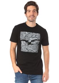 Cleptomanicx, Herren Elbmöwe T-Shirt, Grau / Schwarz