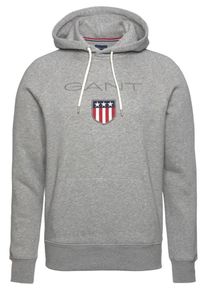 Gant, Herren Sweatshirt, Graumeliert