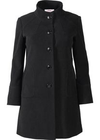 sheego Class, Damen Mantel, Schwarz