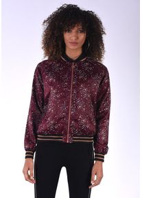 Kaporal5 Kaporal, Damen Blouson Tia Raisin mit trendigem Allover-Print, Rot