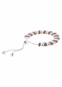 J. JAYZ, Damen Armband, Rosegold / Dunkelgrau / Silber