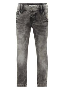 name it, M&auml;dchen Skinny Fit Super-Stretch Jeans, Grau