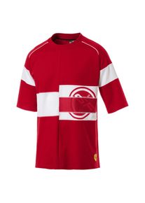 Puma, Herren T-Shirt 'Ferrari Street', Hellrot / Weiß