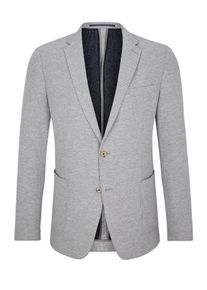 s.Oliver BLACK LABEL, Herren Modern Fit: Sakko mit Wabenstruktur, Grau