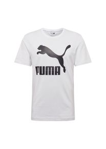 Puma, Herren Shirt 'Classics Logo Tee', Schwarz / Weiß