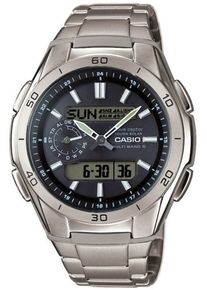Casio, Herren Funk, Dunkelblau / Silber