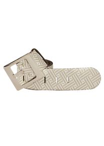 Heine, Damen Gürtel, Creme / Weiß