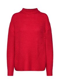 Pieces, Damen Pullover 'PCSIE LS KNIT FF', Rot