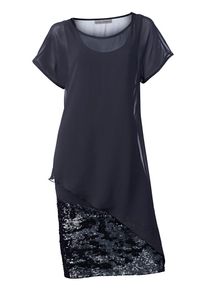 Heine, Damen Cocktailkleid, Nachtblau