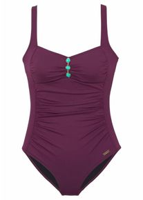 Lascana, Damen Badeanzug mit wattierten Cups, Beere