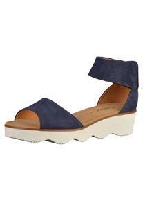 Gabor, Damen Sandalen, Kobaltblau / Wei&szlig;