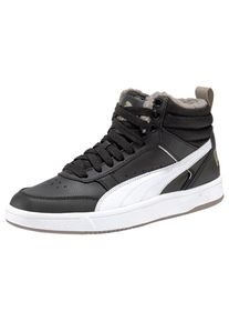 Puma, Sneaker 'Rebound Street v2 Fur Jr', Schwarz / Wei&szlig;