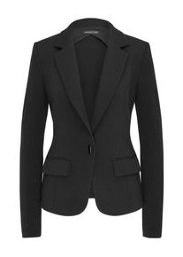 Apart, Damen Blazer mit Strickärmeln, Schwarz