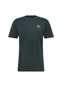 Alpha Industries, Herren Shirt 'Small Logo', Petrol