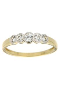 Firetti, Damen Goldring bicolor, Gold