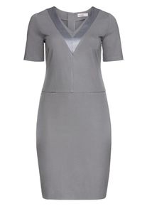 sheego Class, Damen Stretch-Kleid, Stone