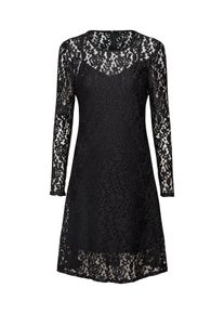 Véro Moda VERO MODA, Damen Spitzenkleid, Schwarz