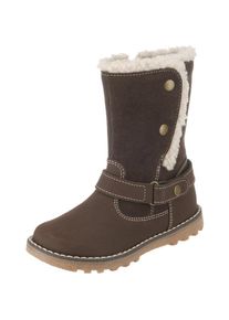 Elefanten, M&auml;dchen Winterstiefel 'JAZZ', Braun / Naturwei&szlig;