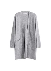 Mango, Damen Strickjacke 'Sinaia', Hellgrau