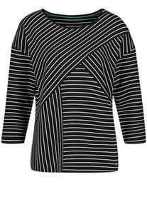 Gerry Weber, Damen T-Shirt, Schwarz / Weiß