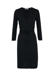 EDC by Esprit, Damen Dress 'wrap', Schwarz