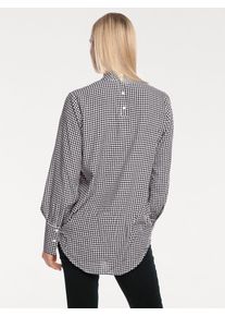 Heine, Damen Vichybluse aus Modal, Schwarz / Weiß