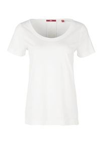 s.Oliver RED LABEL, Damen T-Shirt, Weiß