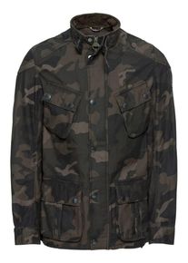 Barbour International, Herren Jacke 'Washed Camo Cas', Braun / Grün