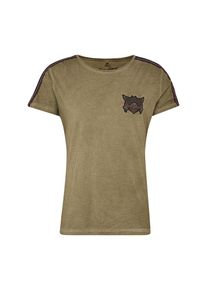 Key Largo, Herren T-Shirt 'MT GANG round', Oliv