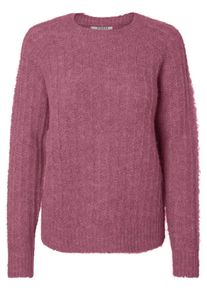 Pieces, Damen Pullover 'Lafayette', Dunkelpink