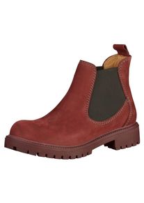 Darkwood, Damen Stiefelette, Anthrazit / Rostrot / Rotviolett