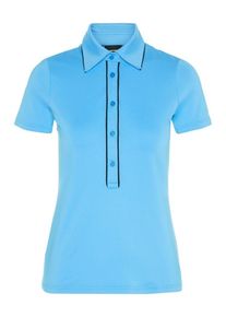 J. Lindeberg J.Lindeberg, Damen Poloshirt 'W Flor', Marine / Hellblau