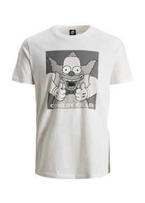 Jack & Jones JACK & JONES, Herren T-Shirt, Grau / Basaltgrau / Weiß
