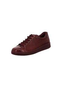 Ecco, Damen Schn&uuml;rschuhe, Dunkelrot