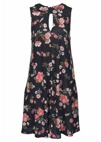 Lascana, Damen Kleid, Rosa / Schwarz