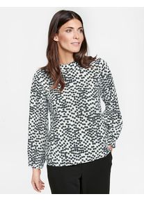 Gerry Weber, Damen Bluse, Schwarz / Wei&szlig;