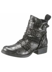 Arizona, Damen Bikerboots, Silber