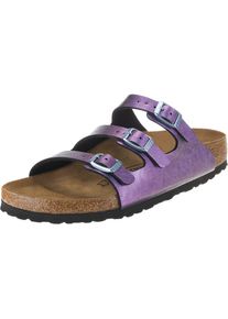 Birkenstock, Damen Pantoletten 'Florida', Dunkellila