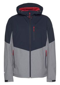 Icepeak, Herren Softshelljacke 'Saxon', Marine / Hellgrau