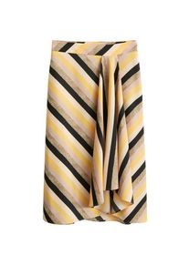 Mango, Damen Rock 'Daniela', Beige / Hellbraun / Gelb / Schwarz
