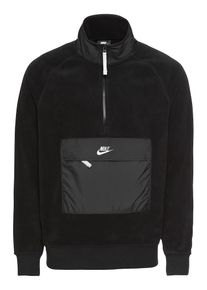 Nike Sportswear, Herren Fleecejacke 'M NSW TOP HZ CORE WNTR SNL', Schwarz