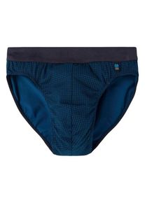Schiesser, Herren Slip, Blaumeliert