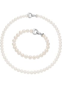 Christ, Damen Schmuckset, Silber / Perlweiß