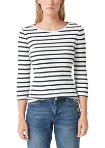 s.Oliver RED LABEL, Damen Shirt, Navy / Weiß