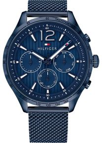 Tommy Hilfiger, Herren Multifunktionsuhr, Blau