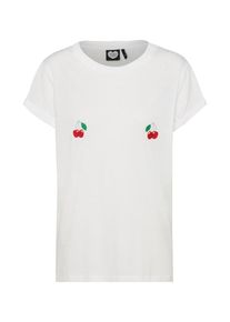 Catwalk Junkie, Damen T-Shirt 'TS CHERRY TITS', Weiß