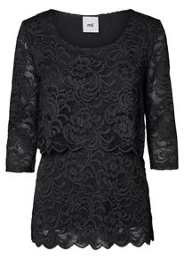 MAMALICIOUS, Damen Bluse, Schwarz