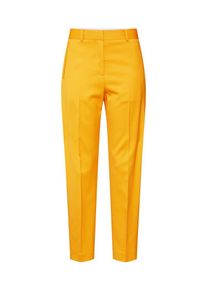 Calvin Klein, Damen Bügelfaltenhose, Hellorange / Weiß