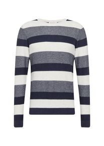 Selected Homme, Herren Pullover, Creme / Dunkelblau