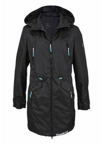 Kangaroos, Damen Parka, Silbergrau / Schwarz